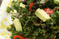 Vibrant Kale Blueberry Salad