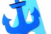 A is for Anchor: Printable Letter A Craft Fun