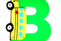 All Aboard! Letter B Bus Craft Printable