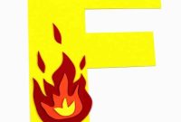 F is for Fire Craft with Printable
