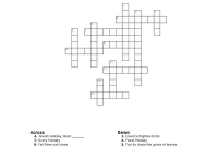 Cozy Fall Crossword Fun