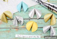 Fold Your Future New Year Paper Fortune Cookies