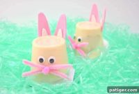DIY Easter Bunny Pudding Delights