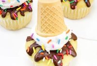 Drippy Delight Cone Cupcakes