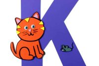 K Is For Kitten Craft Printable Learning Activity