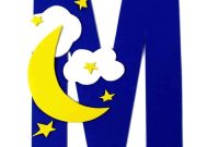 Magnificent M Moon Craft Printable