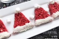 Krispie Santa Caps