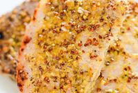 Honey Mustard Glazed Oven Pork Chops