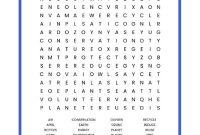 Earth Day Word Search Puzzle