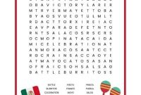 Festive Cinco de Mayo Word Search Puzzle