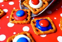 Patriotic Pretzel Bites
