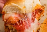 Cheesy Chicken Parm Sliders