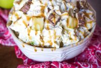 Ultimate Snickers Caramel Apple Salad