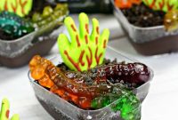 Ghastly Graveyard Pudding Cups