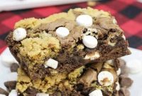 Cozy Hot Chocolate Brookies