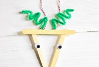 Whimsical Craft Stick Reindeer Decor