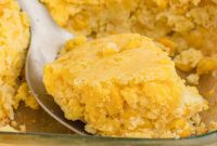 Golden Jiffy Cornbread and Creamed Corn Bake