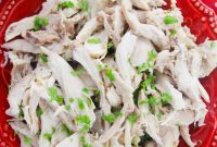 Perfectly Poached Chicken for Shredding