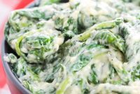 Velvety Creamed Spinach