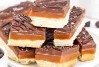 Golden Caramel Crunch Bars