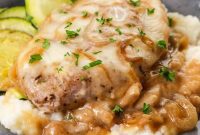 French Onion Smothered Pork Chops