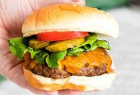 Perfect Air Fryer Burgers