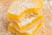 Zesty Lemon Shortbread Bars