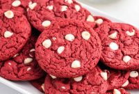 Easy Red Velvet Cake Mix Cookies