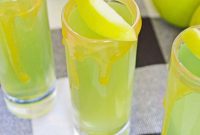 Spiced Caramel Apple Shooters