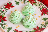 Festive Meringue Trees