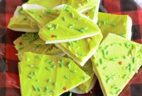 Grinchy Holiday Bark