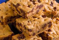 Peanut Butter Chocolate Chip Indulgence Bars