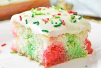 Yuletide Jello Poke Cake