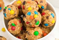 No-Bake Monster Cookie Energy Bites