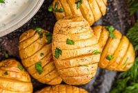 Bite-Sized Crispy Hasselbacks