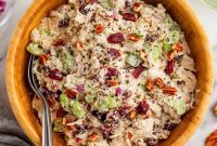 Ruby Red Cranberry Chicken Salad