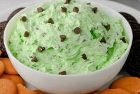 Decadent Mint Chocolate Chip Dip