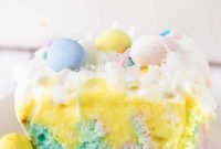 Hoppy Easter Poke Cake