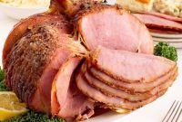 Golden Honey-Glazed Spiral Ham