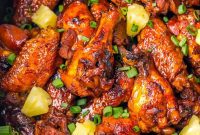 Sweet and Tangy Aloha Wings