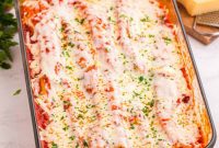 Golden Baked Manicotti