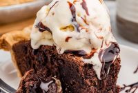 Decadent Brownie Pie