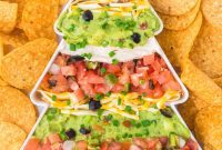 Holiday Layered Taco Dip