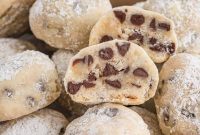 Decadent Chocolate Chip Snowball Bites