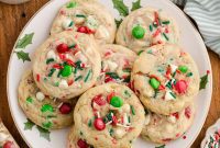 Holiday M&M Cookie Delights