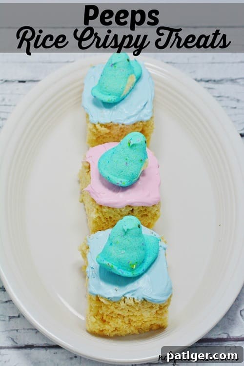 Peeps Rice Krispies Treats.