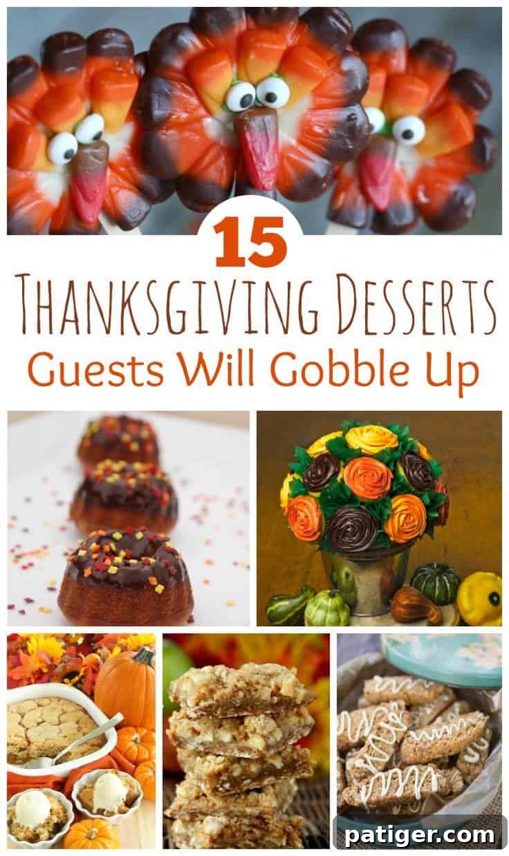 15 Thanksgiving Desserts Guests Will Gobble Up.
