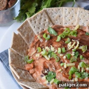 Baked BBQ Chicken Dip