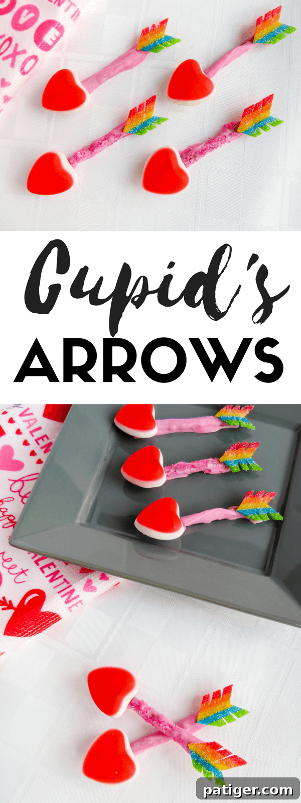 Cupid's Arrows Pin image.