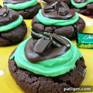 Andes Mint Grasshopper Cookie